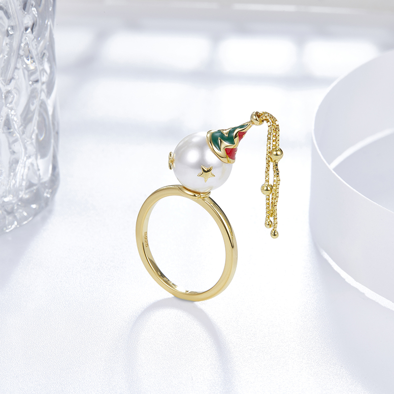 原创设计首饰滴油纯银戒指S925银戒子圣诞节活动节日饰品定制加工|戒指 