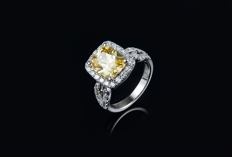广州MISSG珠宝首饰生产厂家 925银气质女式戒指来图来样加工定制